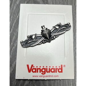 Vanguard US Navy Badge Surface Warfare Enlisted Ship Crossed Swords Pin